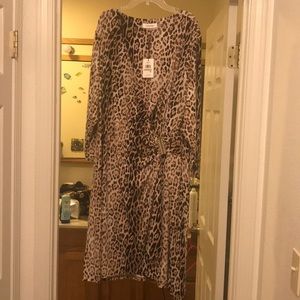 Calvin Klein cheetah print dress